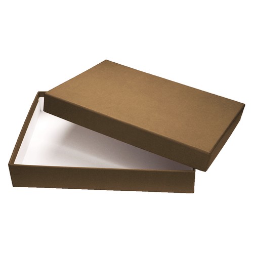 Box laminated with decorative paper (17x11x3cm)