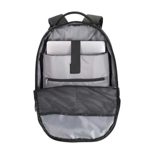 Laptop backpack in recycled PET