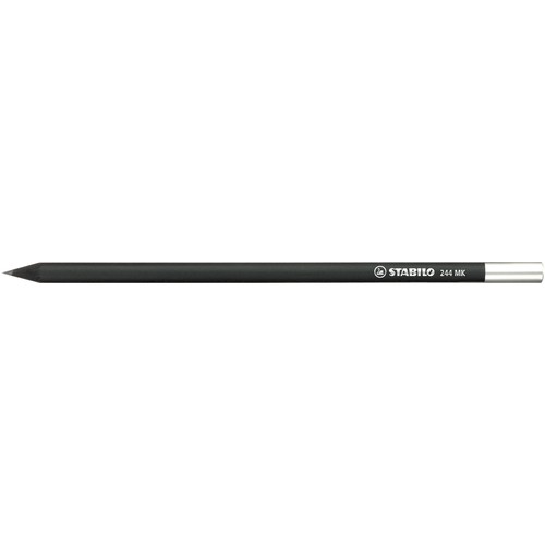 STABILO crayon graphite noir avec capsule en métal STABILO crayon graphite noir avec capsule en métal