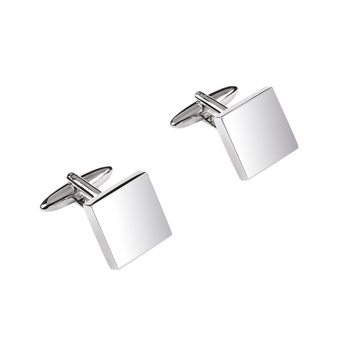 SQUARE CUFFLINKS 15x15x3.5 mm -NO BOX