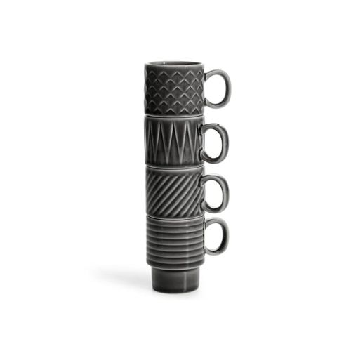 Sagaform Coffee & More Espresso Mug 4-pcs 100ml