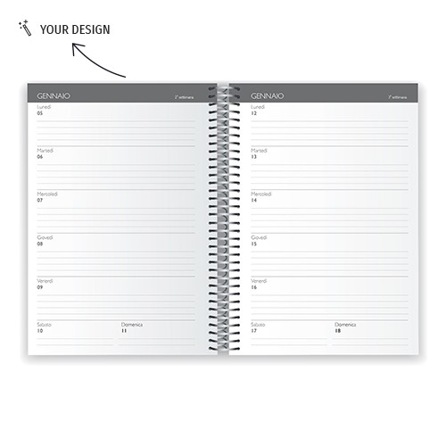 Customizable spiral planner Agenda Spirale Customizable spiral planner Agenda Spirale