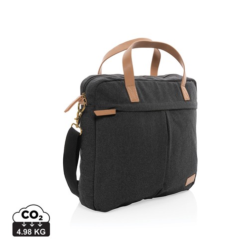 Impact AWARE™ 16 oz. recycled canvas laptop bag Impact AWARE™ 16 oz. recycled canvas laptop bag