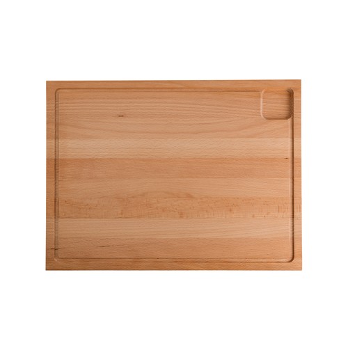 CHOP II Grande planche à découper avec gouttière à jus en hêtre européen CHOP II Grande planche à découper avec gouttière à jus en hêtre européen