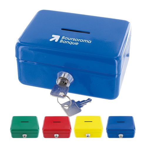 LOCKABLE METAL CASH-BOX