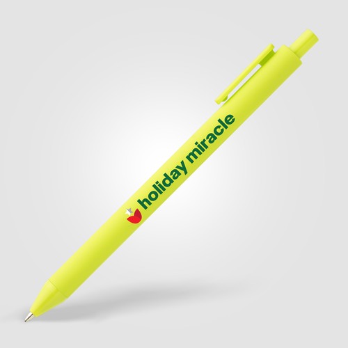 Bloom Recycled Plastic Retractable Soft Touch Pen Bloom Recycled Plastic Retractable Soft Touch Pen
