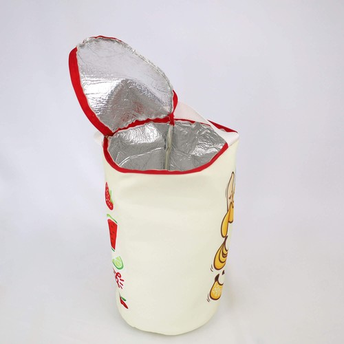 CUSTOMIZABLE CYLINDRICAL LUNCH BOX IN RPET