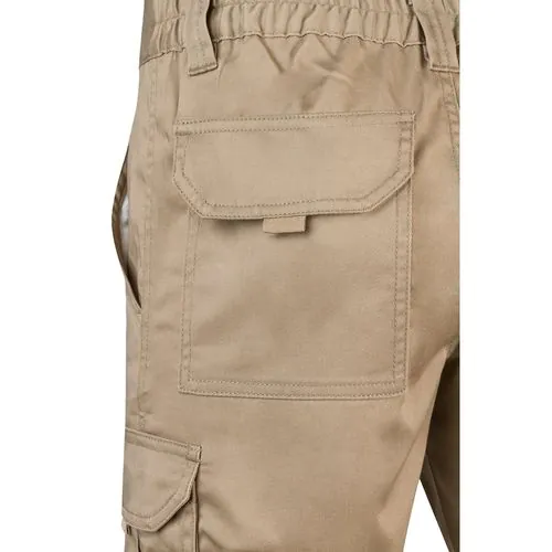 VL HEBE. Bermuda stretch, multipoches (240g/m²), en coton (46%), EME (38%) et polyester (16%)