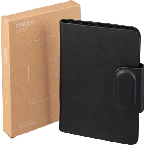 Recycled PU passport holder Mavi