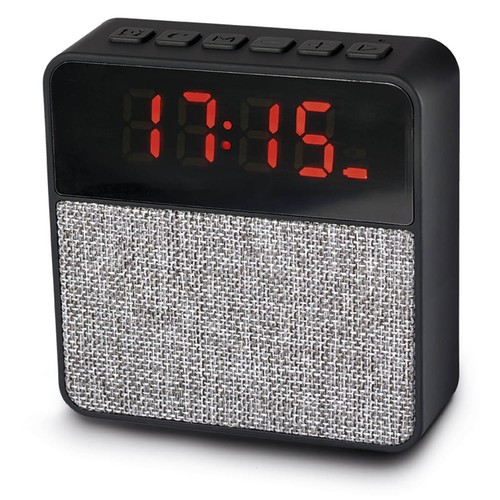 BLUETOOTH PLASTIC SPEAKER WITH LED ALARM CLOCK AND FM AUTO SCAN BLUETOOTH PLASTIC SPEAKER WITH LED ALARM CLOCK AND FM AUTO SCAN