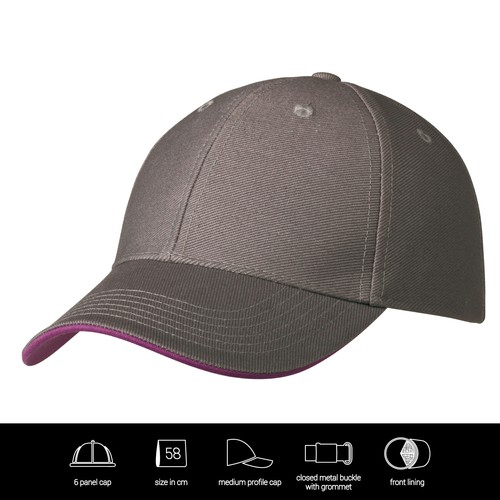 Heavy Twill Duo Tone Strap Cap