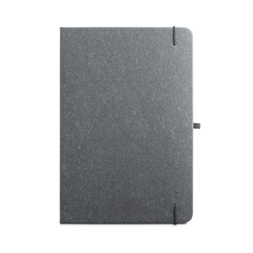MATISSE. Bloc-notes A5 avec couverture rigide en cuir (70% recyclé) avec pages lignées MATISSE. Bloc-notes A5 avec couverture rigide en cuir (70% recyclé) avec pages lignées