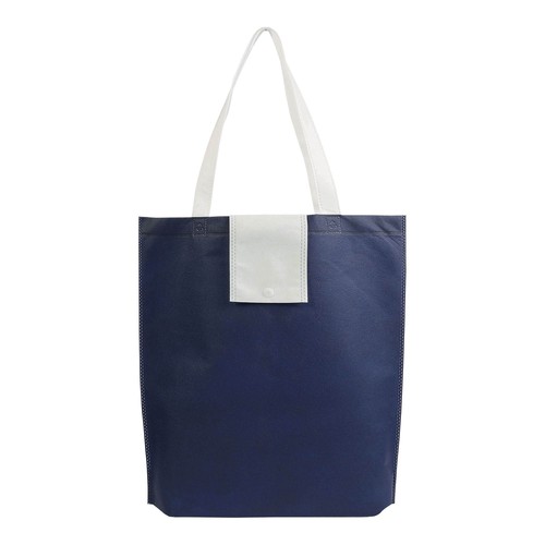 Not woven 80g/m2 foldable shopping bag with short handles Not woven 80g/m2 foldable shopping bag with short handles