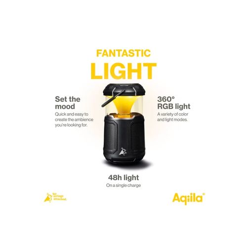 Aqiila Soundbird B10 Bluetooth Speaker with Light and Powerbank Aqiila Soundbird B10 Bluetooth Speaker with Light and Powerbank
