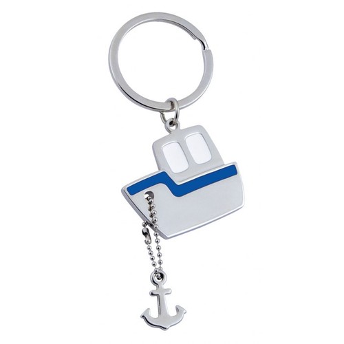 KEY CHAIN "BOAT WITH ANCHOR" KEY CHAIN "BOAT WITH ANCHOR"