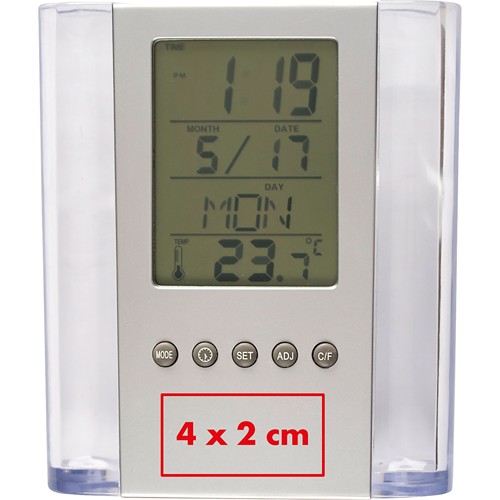 Acrylic desk pen holder Madrid