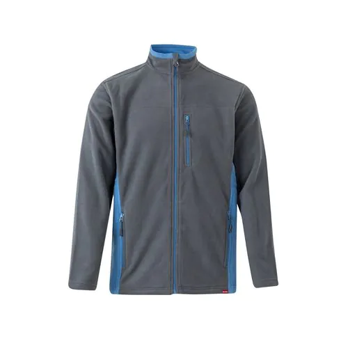 VL GERAS. Tweekleurig fleecejack (220g/m²) van polyester (100%)