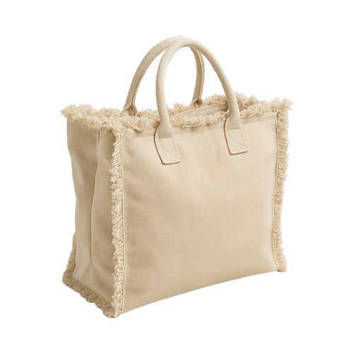 Borsa in cotone da 450 g/m2. Dotata di chiusura a zip e tasca interna