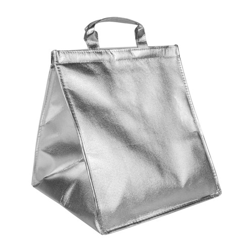 Borsa frigo porta torte/pizza in tnt laminato 110 g/m2, chiusura con velcro