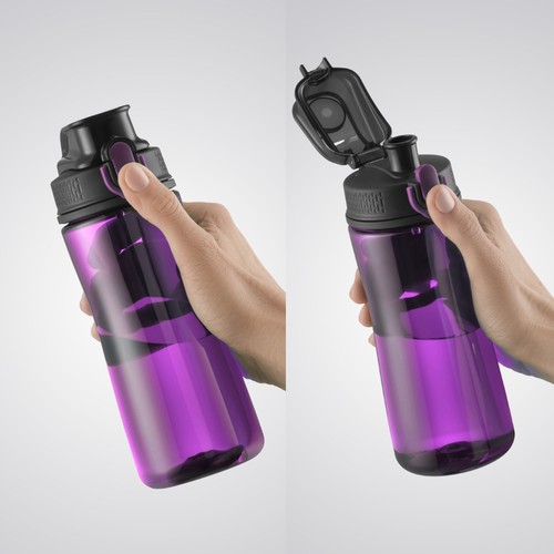 NEON WATERFLES, 580 ml.