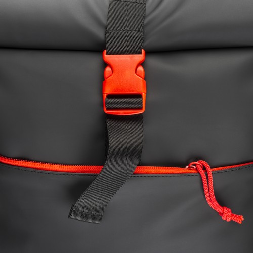 Water resistant soft pu laptop backpack, notebook compartment