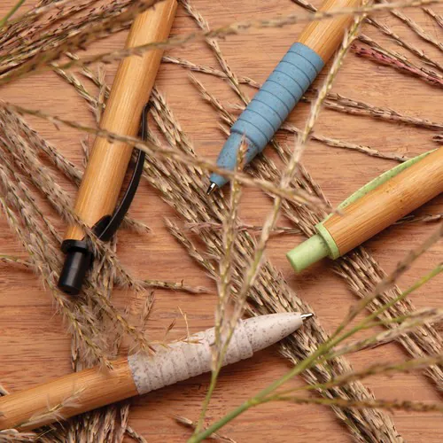 Bamboo & wheat straw pen Bamboo & wheat straw pen