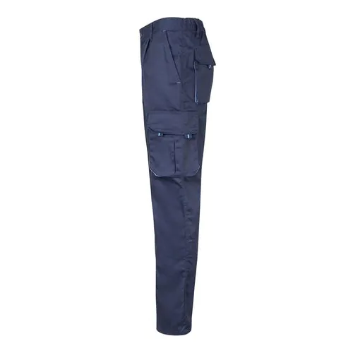 VL FIDES. Two-tone, multi-pocket stretch trousers (240g/m²), in cotton (46%), EME (38%) and polyester (16%) VL FIDES. Two-tone, multi-pocket stretch trousers (240g/m²), in cotton (46%), EME (38%) and polyester (16%)