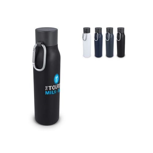 Carabiner matt finish Thermo bottle 600ml