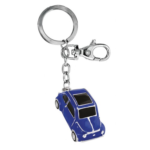 PORTE-CLÉS VOITURE D'EPOQUE BLEUE