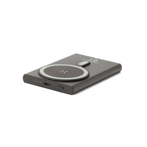 WRIGHT 5. Magnetic power bank with super-fast charging in recycled aluminum and recycled ABS 5'000 mAh WRIGHT 5. Magnetic power bank with super-fast charging in recycled aluminum and recycled ABS 5'000 mAh