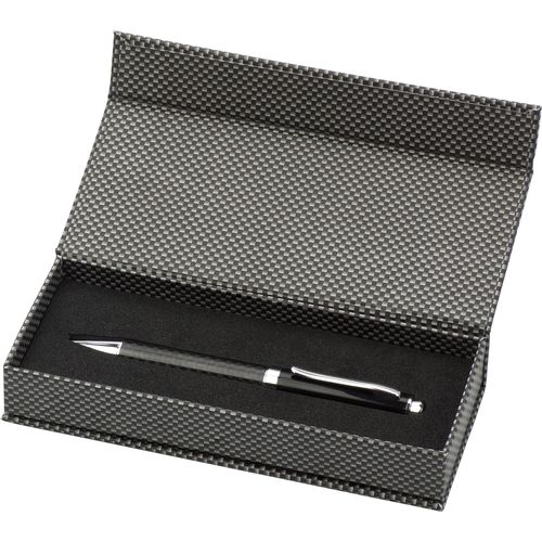 Carbon fibre and brass ballpen Lindsey