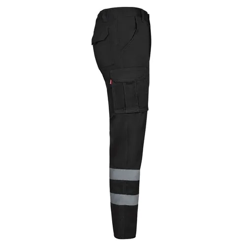 VL DIONYSUS. Multi-pocket stretch trousers (240g/m²), in cotton (46%), EME (38%) and polyester (16%)