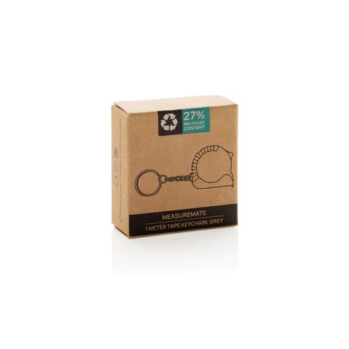 MeasureMate RCS reycled ABS 1 meter tape keychain