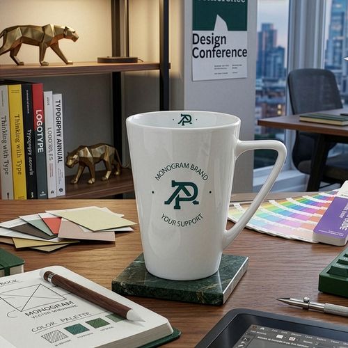 Mug Geo 400ml white
