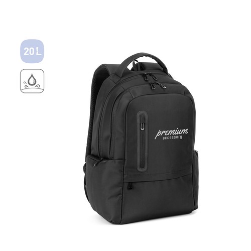 BOSTON SOLID. 17" laptop rucksack made from 150D nylon with 2 padded compartments BOSTON SOLID. 17" laptop rucksack made from 150D nylon with 2 padded compartments