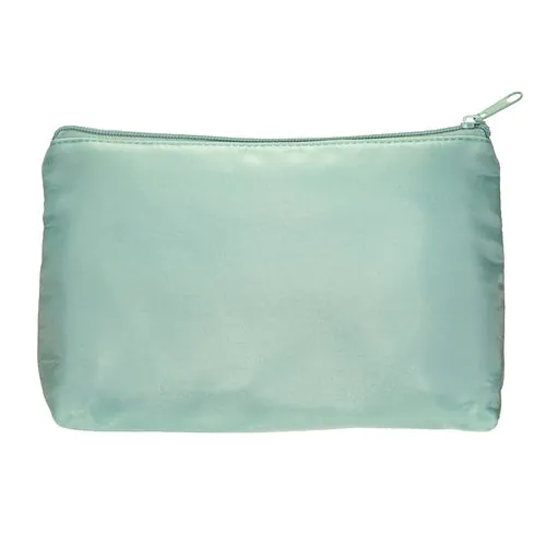 Soft polyester beauty case. Zipper closure and inner lining Soft polyester beauty case. Zipper closure and inner lining