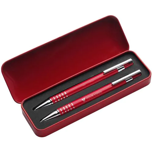 Aluminium writing set Yolanda