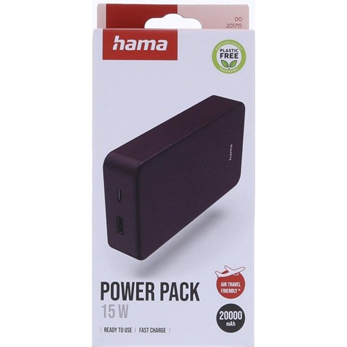 Powerbank 20000 mAh Hama Power Pack Powerbank 20000 mAh Hama Power Pack