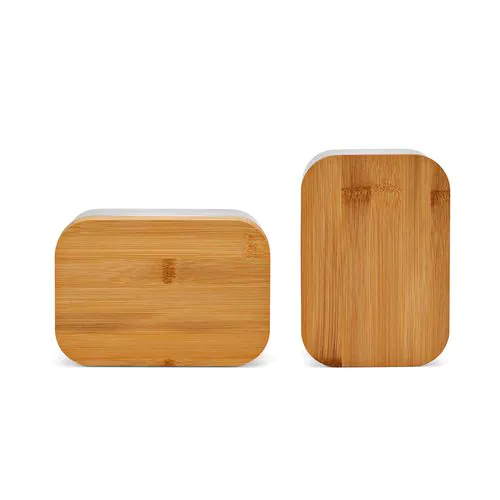 Box pranzo Vermeer 1480ml rSS con coperchio in bamboo e posate Box pranzo Vermeer 1480ml rSS con coperchio in bamboo e posate