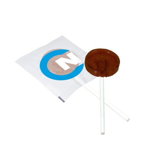 Flat round lollipop