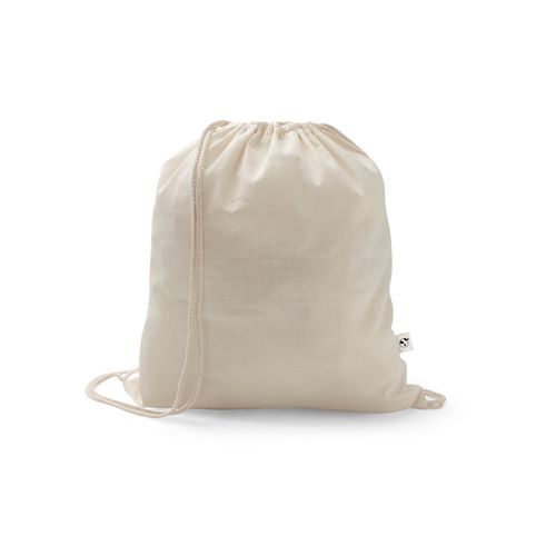 SALAMANCA. Bolsa tipo mochila de algodón reciclado (70%) y poliéster (30% rPET) (150 g/m²) SALAMANCA. Bolsa tipo mochila de algodón reciclado (70%) y poliéster (30% rPET) (150 g/m²)