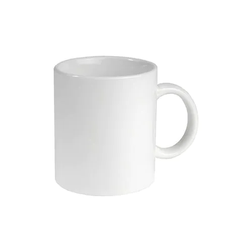 White grade A ceramic mug, suitable for dishwashers and microwaves (0.32 L) White grade A ceramic mug, suitable for dishwashers and microwaves (0.32 L)