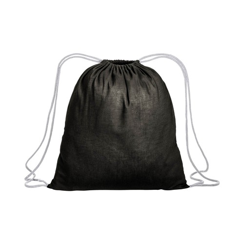 Backpack made of 120 g/m2 cotton, with choke closure. It is OEKO-TEX® certified.