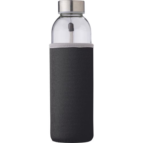 Bouteille en verre de 500 ml avec housse Nika Bouteille en verre de 500 ml avec housse Nika