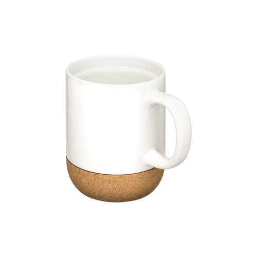 410 ml ceramic mug with separable cork base