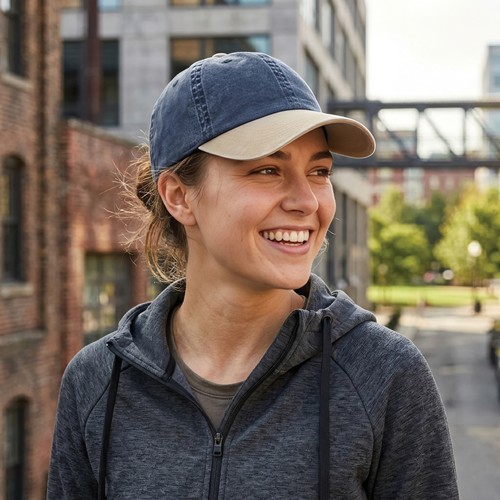 BEAU AWARE™ Two-Tone 6-Panel-Cap aus washed Cotton-Twill BEAU AWARE™ Two-Tone 6-Panel-Cap aus washed Cotton-Twill