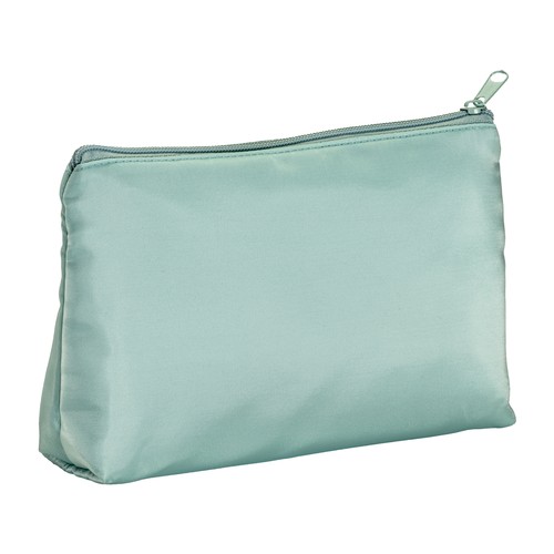 Beauty case en polyester souple. Fermeture à glissière et doublure intérieure Beauty case en polyester souple. Fermeture à glissière et doublure intérieure