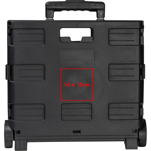 Folding shopping trolley