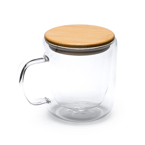 Tazza doppia vetro borosilicato Ceggia