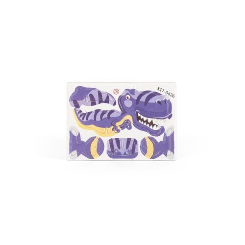 DINOSAURUS. Puzzle 3D in carta a forma di dinosauro